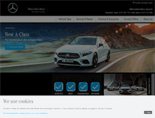 Tablet Screenshot of mercedes-benzepsom.co.uk